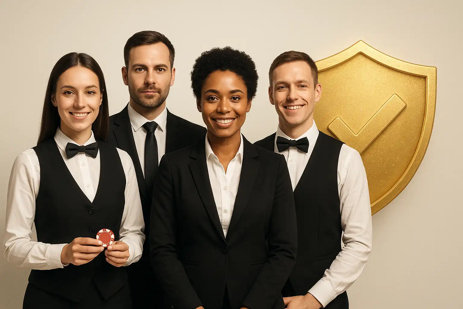 Bigdrago Casino team and licensing badge illustration